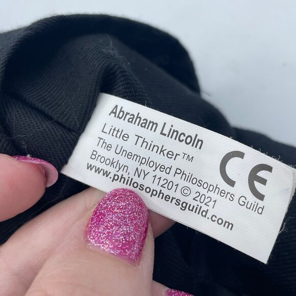 Abraham Lincoln Plush Little Thinker Doll Stuffed Umemployed Philosopher’s Guild - Picture 5 of 10